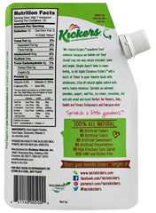 KICKERS POWDERED FRUIT BLENDS: Apple Cinnamon Pouch Food Enhancer, 3.5 oz