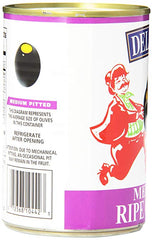 DELALLO: Olive Black Pitted Medium, 6 oz
