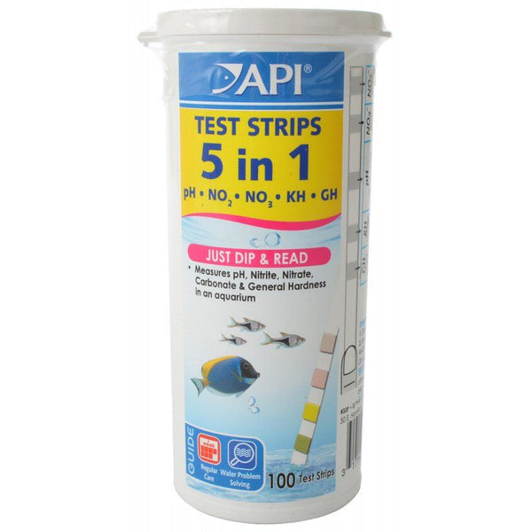 Api Test 5 In 1 Kit API 5 in 1 Aquarium Test Strips – PetGeneralStore