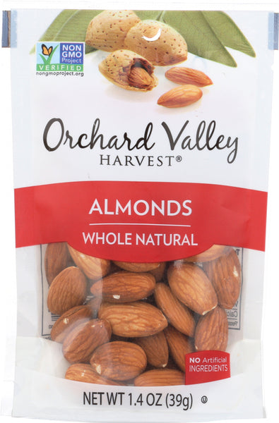 ORCHARD VALLEY HARVEST: Nut Almonds Whole Natural, 1.4 oz