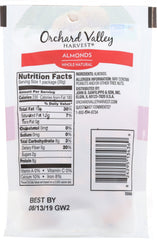 ORCHARD VALLEY HARVEST: Nut Almonds Whole Natural, 1.4 oz