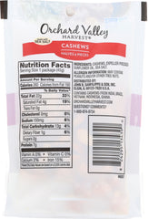 ORCHARD VALLEY HARVEST: Nut Cashew Halves & Pieces with Sea Salt, 1.6 oz