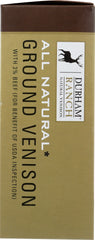 DURHAM RANCH: Venison Ground Ad3, 16 oz