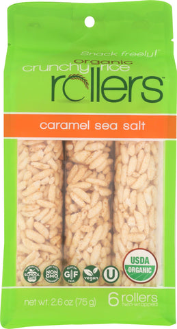 BAMBOO LANE: Crunchy Rice Rollers Organic Caramel Sea Salt, 2.6 oz