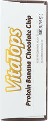 VITALICIOUS: Vitatops Protein Banana Chocolate Chip, 8 oz