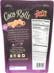 SUN TROPICS: Cookie Coconut Wafer Espresso, 4 oz