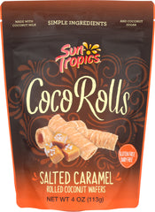 SUN TROPICS: Cookie Coconut Wafer Salt Caramel, 4 oz