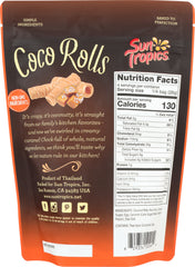 SUN TROPICS: Cookie Coconut Wafer Salt Caramel, 4 oz