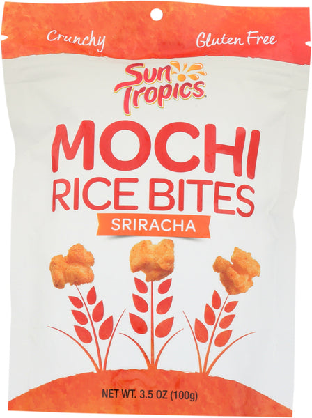 SUN TROPICS: Mochi Rice Bites Sriracha, 3.5 oz