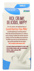 GOOD KARMA: Flax Milk Vanilla, 64 oz