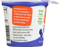 GOOD KARMA: Dairy Free Blueberry Yogurt, 6 oz
