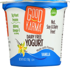 GOOD KARMA: Dairy Free Yogurt Vanilla, 6 oz