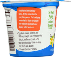 GOOD KARMA: Dairy Free Yogurt Vanilla, 6 oz