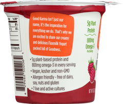 GOOD KARMA: Raspberry Dairy Free Yogurt, 6 oz