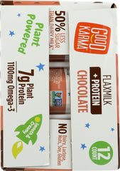 GOOD KARMA: Chocolate Flaxmilk Protein 12 Pack, 81 fo