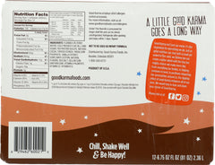 GOOD KARMA: Chocolate Flaxmilk Protein 12 Pack, 81 fo