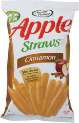 SENSIBLE PORTIONS: Straw Cinnamon Apple, 5 oz