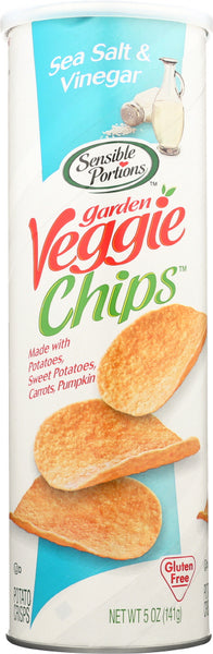 SENSIBLE PORTIONS: Stacked Garden Veggie Chips Sea Salt & Vinegar, 5 oz