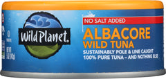 WILD PLANET: Wild Albacore Tuna No Salt Added, 5 oz