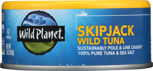 WILD PLANET: Wild Skipjack Light Tuna, 5 oz