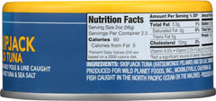 WILD PLANET: Wild Skipjack Light Tuna, 5 oz