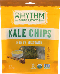 RHYTHM SUPERFOODS: Kale Chips Honey Mustard, 2 oz