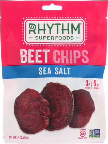 RHYTHM SUPERFOODS: Sea Salt Beet Chips, 1.4 oz