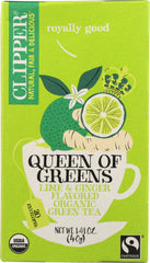 CLIPPER: Organic Queen of Greens Tea, 1.41 oz