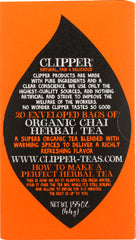 CLIPPER: Organic Chai Five Tea, 1.55 oz