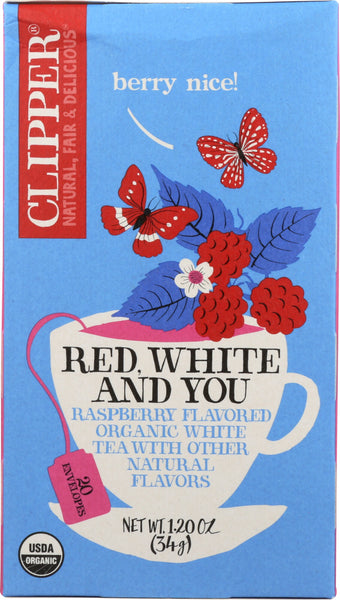 CLIPPER: Organic Red White & You Tea, 1.20 oz