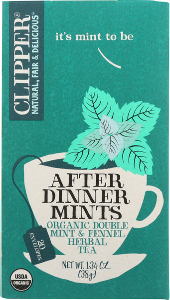 CLIPPER: Organic After Dinner Mints Tea, 1.34 oz