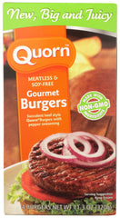 QUORN: Meatless Gourmet Burgers, 11.30 oz