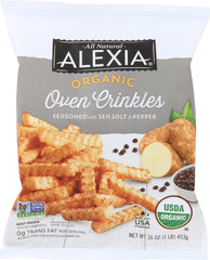 ALEXIA: Organic Oven Crinkles Salt & Pepper, 16 oz