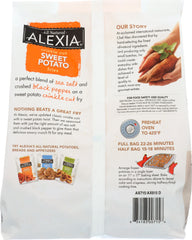 ALEXIA: Potato Fry Crinkle Cut Sweet with Sea Salt & Black Pepper, 20 oz