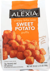 ALEXIA: Sweet Potato Puffs Crispy Bite-Size, 20 oz