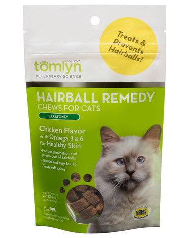 Tomlyn Hairball Remedy Chews for Cats