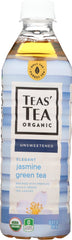 TEAS' TEA: Organic Unsweetened Jasmine Green Tea, 16.9 oz