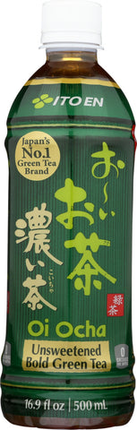 ITO EN: Oi Ocha Dark Green Tea Unsweetened, 16.9 oz