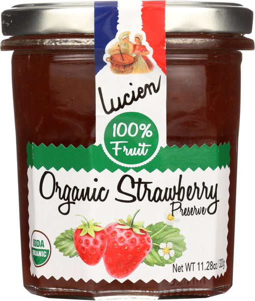 LUCIEN GEORGELIN: Spread Fruit Strawberry Organic, 320 gm