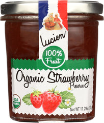 LUCIEN GEORGELIN: Spread Fruit Strawberry Organic, 320 gm