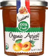 LUCIEN GEORGELIN: Spread Fruit Apricot Organic, 320 gm
