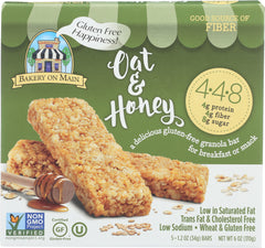 BAKERY ON MAIN: Oats & Honey Granola Bar, 6 oz