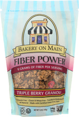 BAKERY ON MAIN: Gourmet Naturals Fiber Power Granola Triple Berry, 12 oz