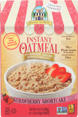 BAKERY ON MAIN: Instant Oatmeal Gluten Free Strawberry Shortcake, 10.56 oz