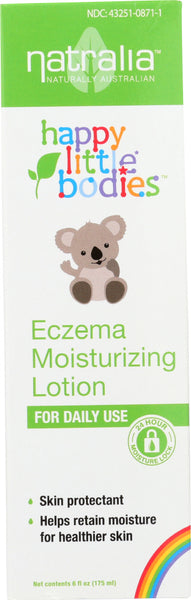 NATRALIA: Happy Little Bodies Eczema Moisturizing Lotion, 6 oz