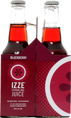 IZZE BEVERAGE: Sparkling Blackberry 4 count, 48 oz