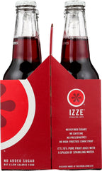 IZZE: Sparkling Pomegranate Flavored Juice Beverage 4 Count, 48 oz