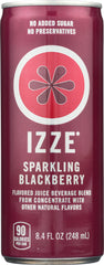 IZZE: Sparkling Blackberry Flavored Juice Beverage, 8.4 oz