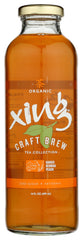 XING TEA: Ginger Georgia Peach Green Tea Rtd, 16 fl oz