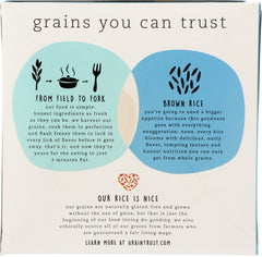 GRAIN TRUST: Steamed Brown Rice, 30 oz